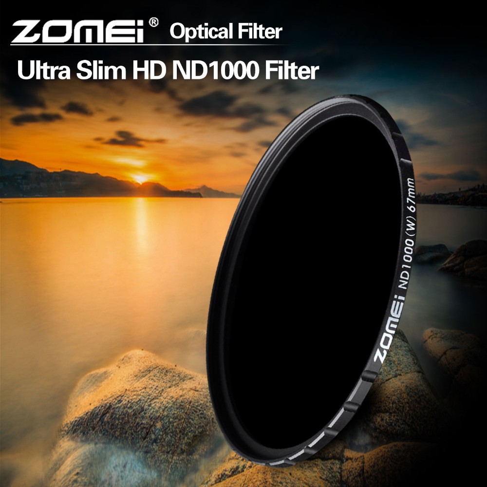 ZOMEI 10-STOP 58mm Ultra Slim HD Neutral Density ND1000