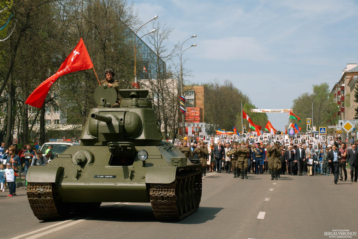 Мытищи - парад в честь Дня Победы