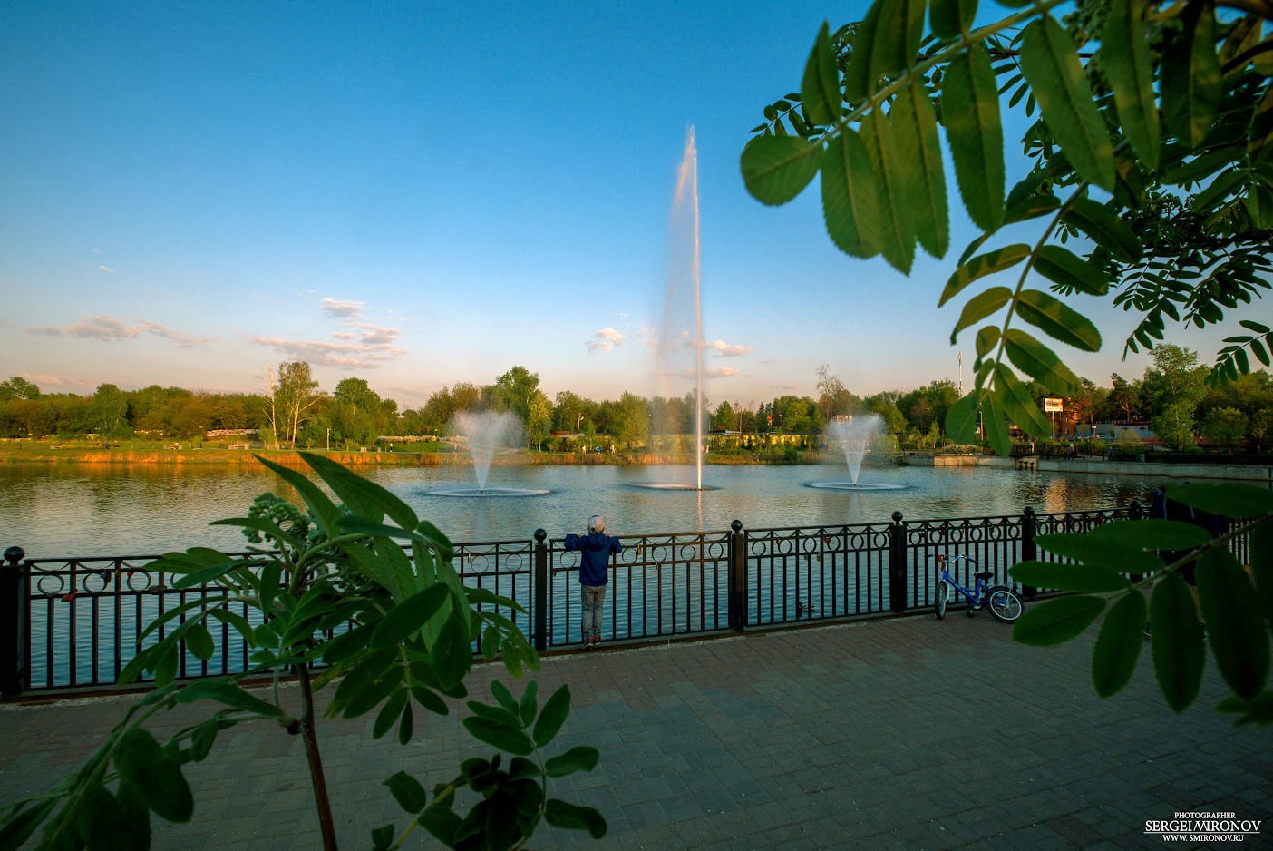 Парк Мытищи фонтан
