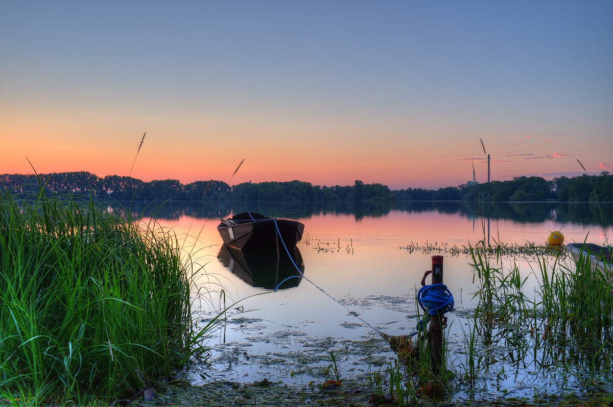 On lake