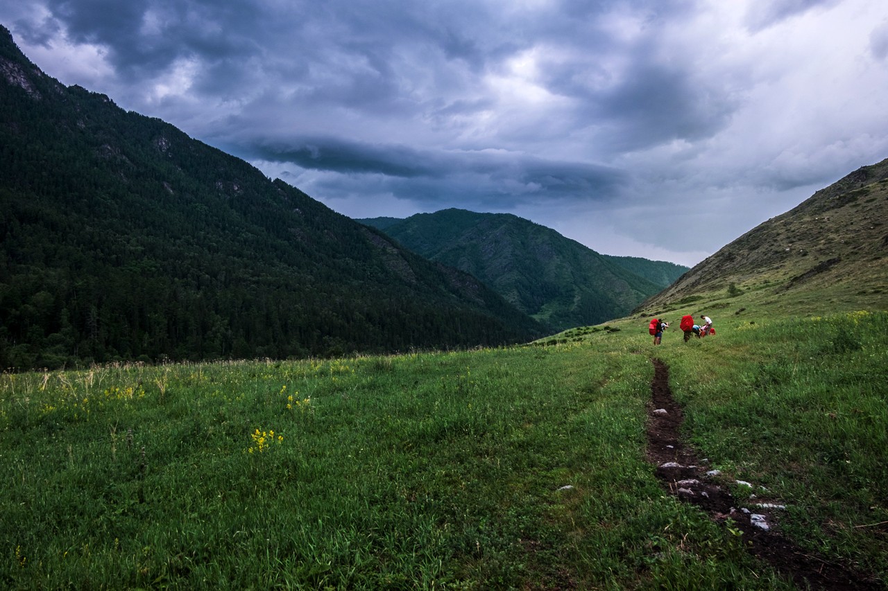 Остановка в горах