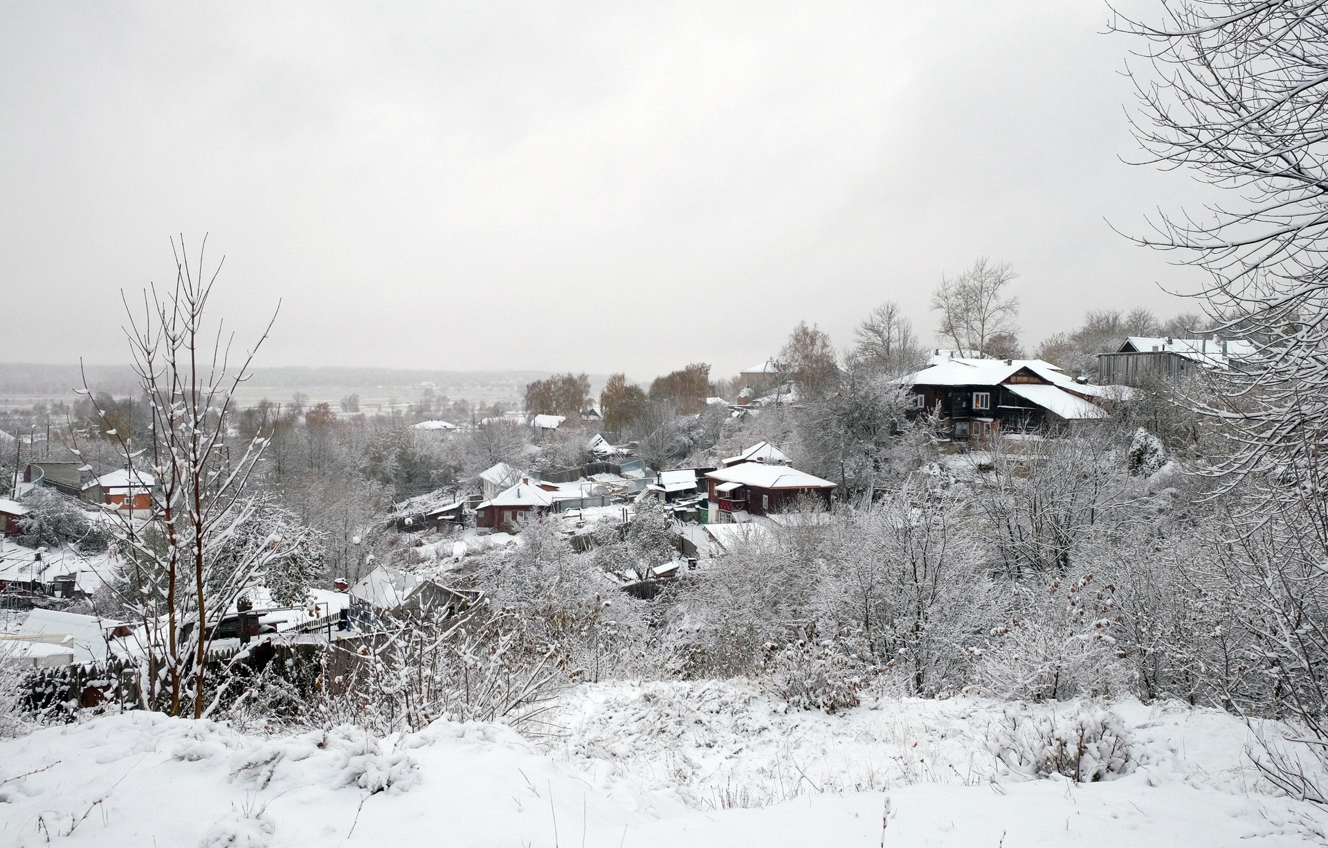 Снег в октябре