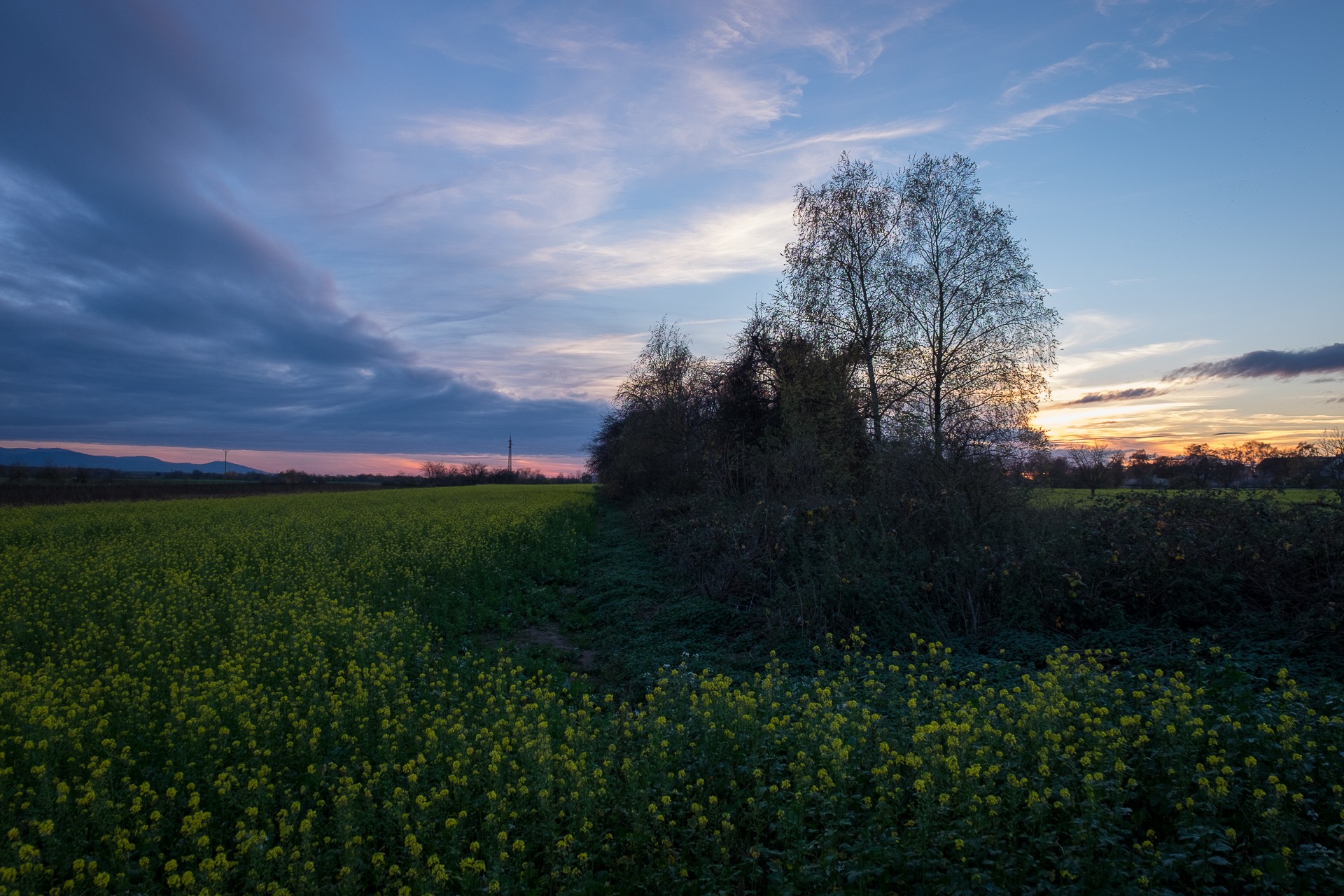 Sunset in Karlsruhe