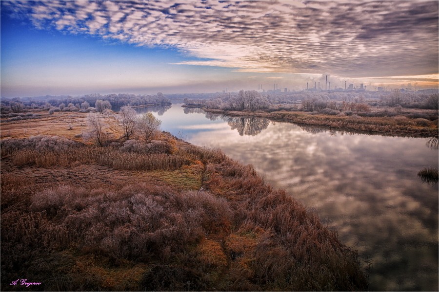 Первые заморозки.