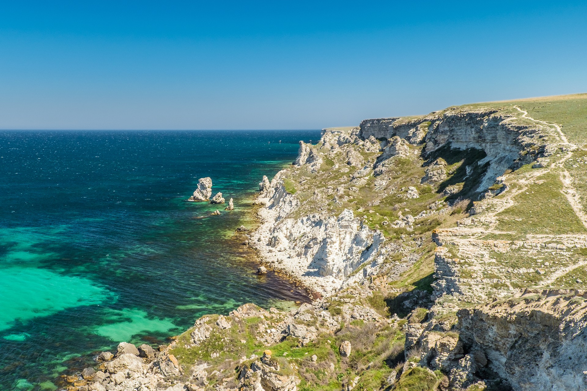 Крым, мыс Тарханкут, Джангуль