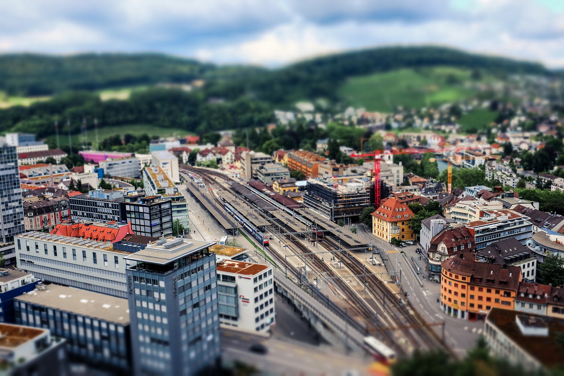 Switzerland: Baden Bahnhof