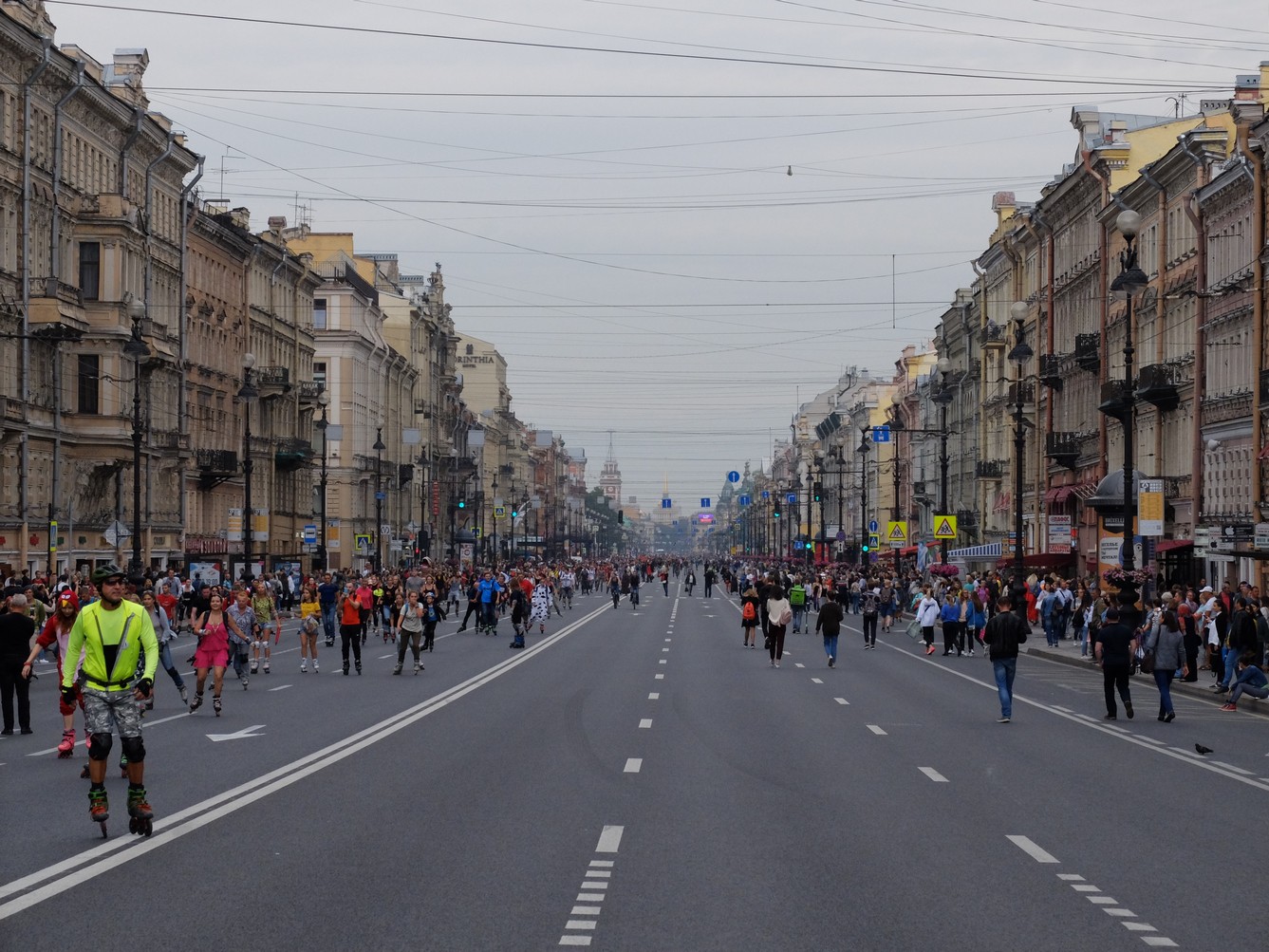 По Питеру на роликах