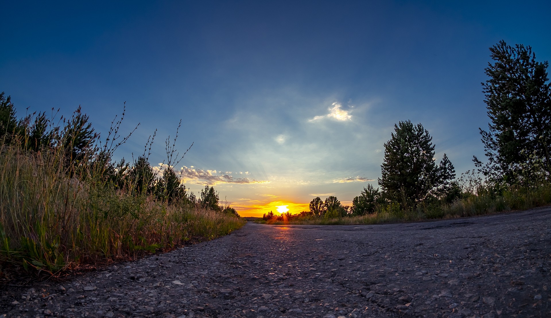 Road to sunset