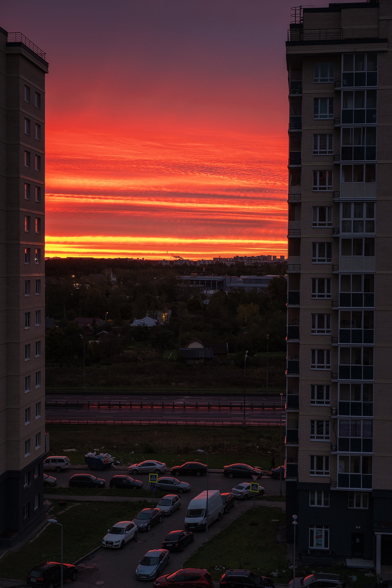 Рассвет во Внуково