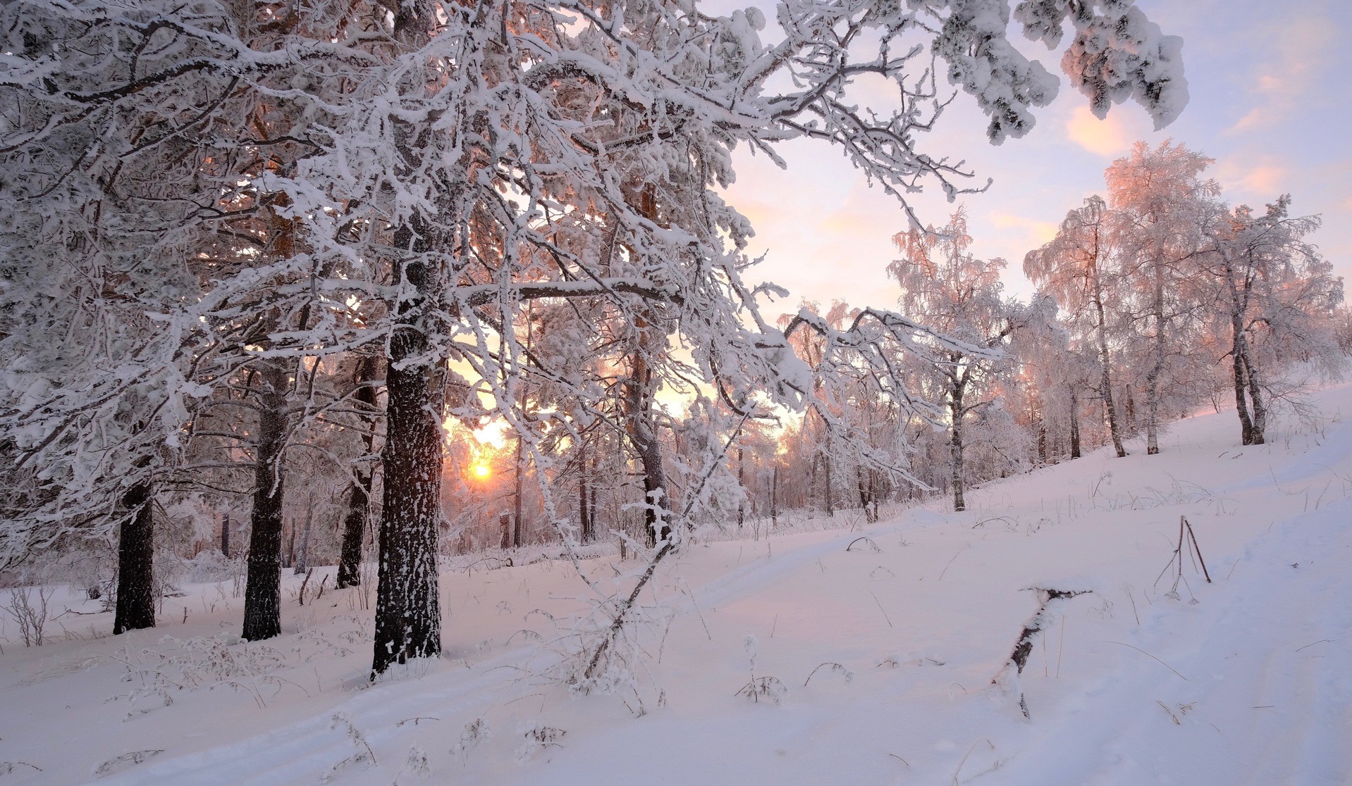 Пастельный закат