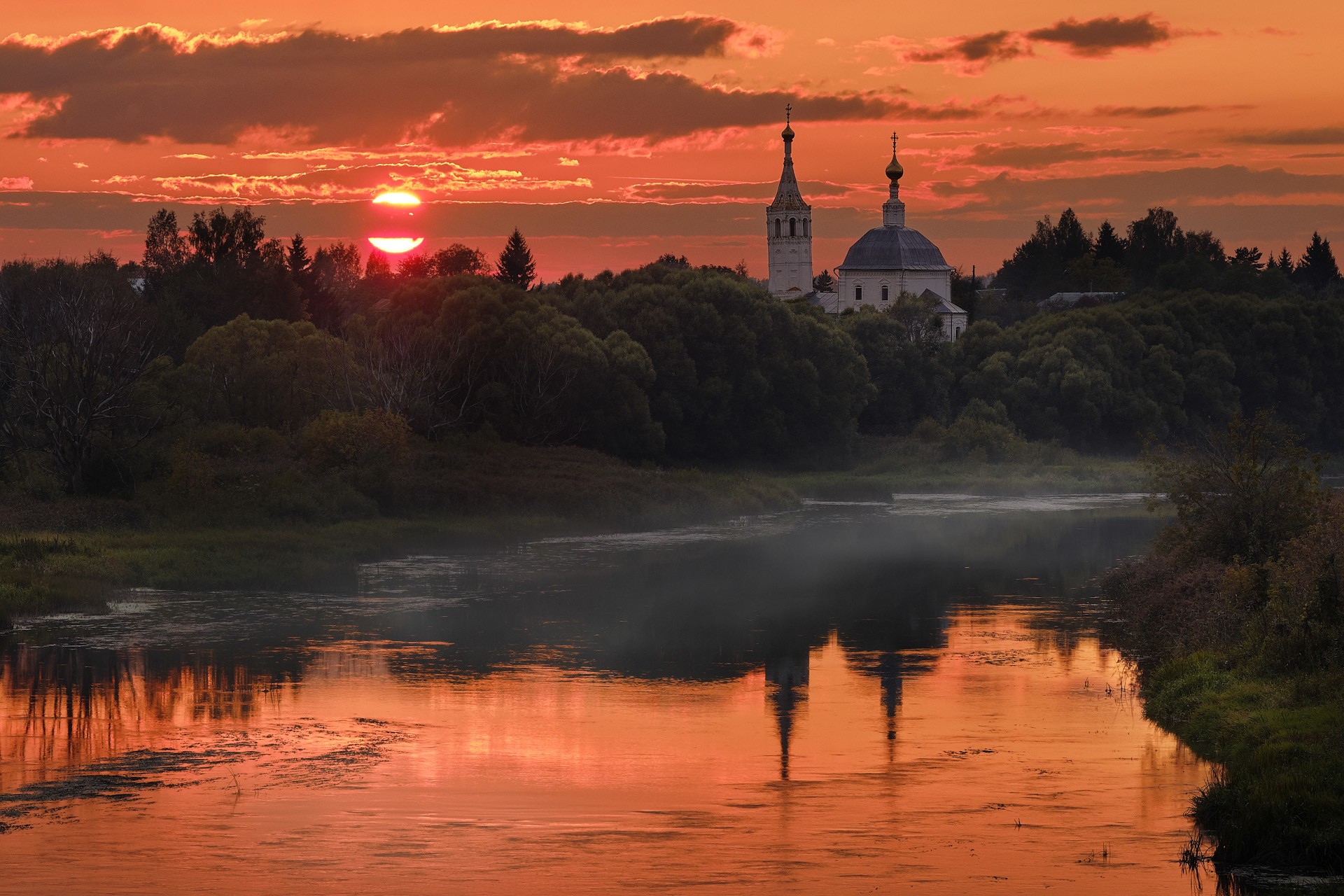 Красный закат