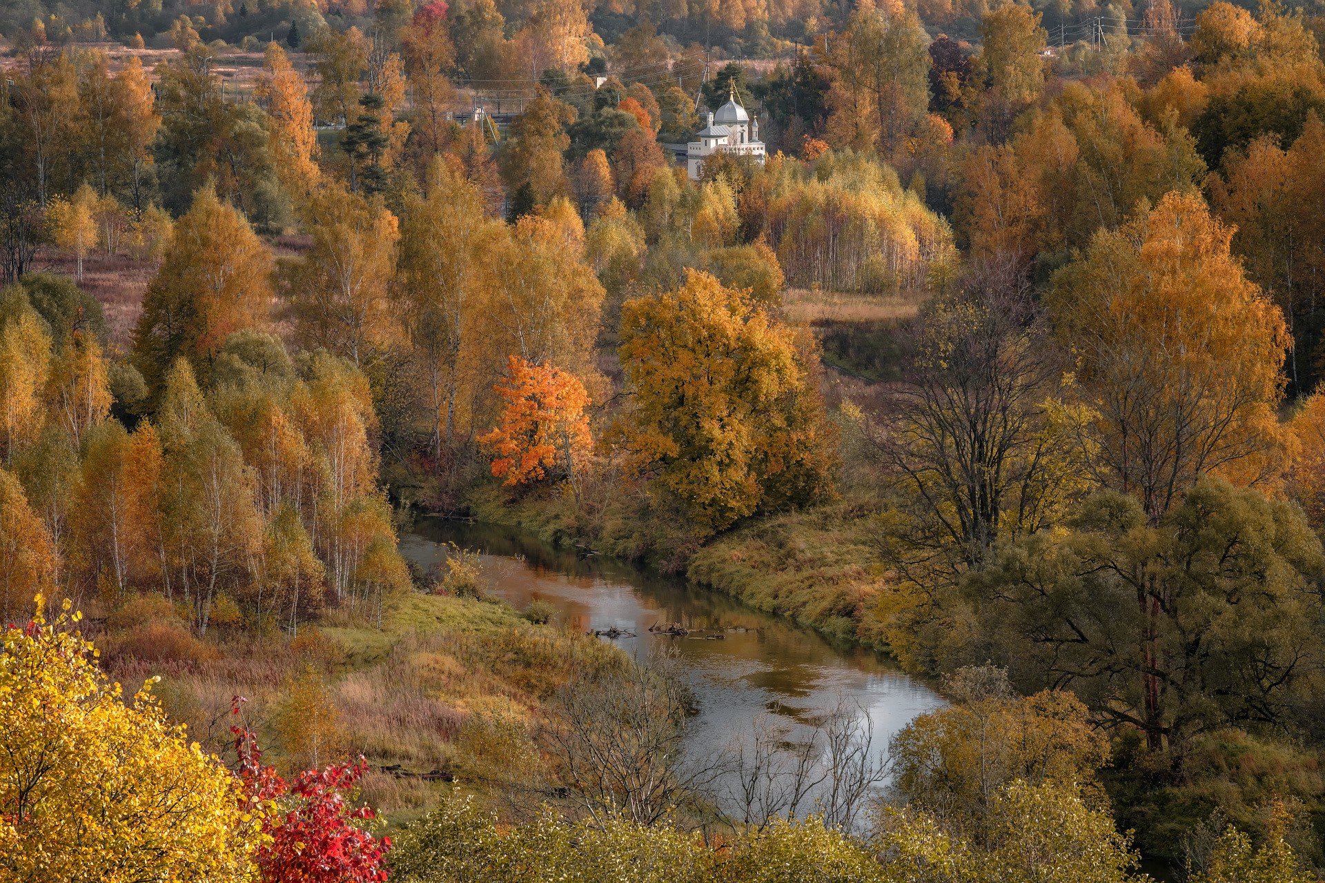 Истра в осеннем 2