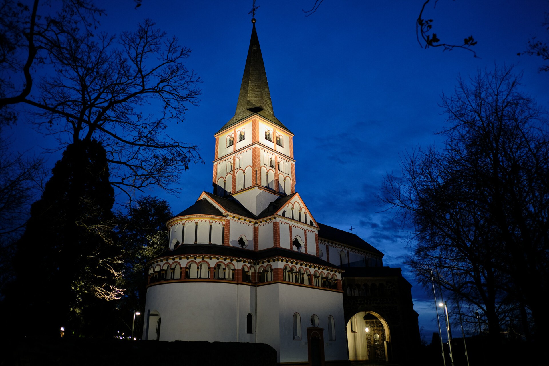 Church at night