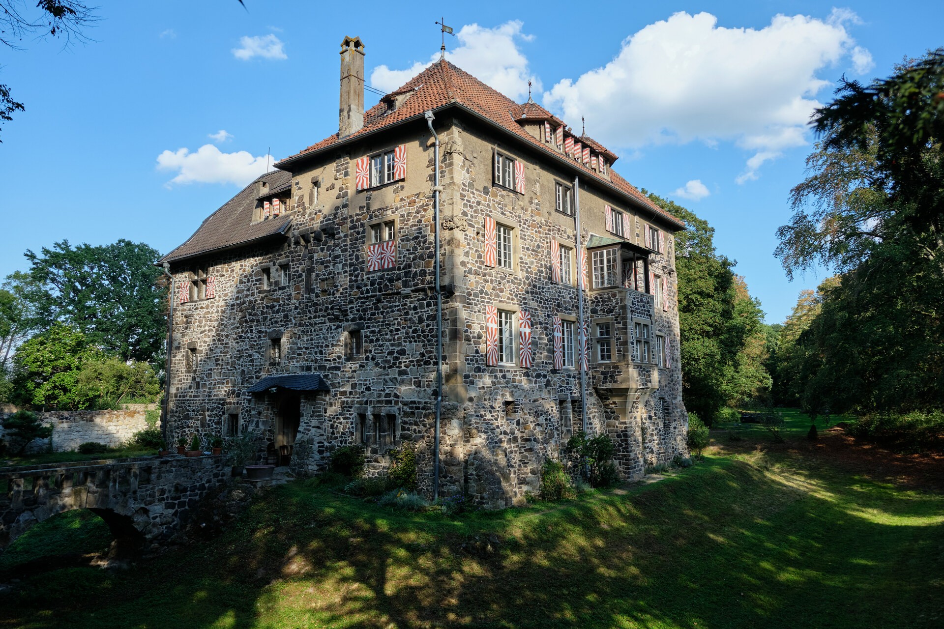 Castle in the park