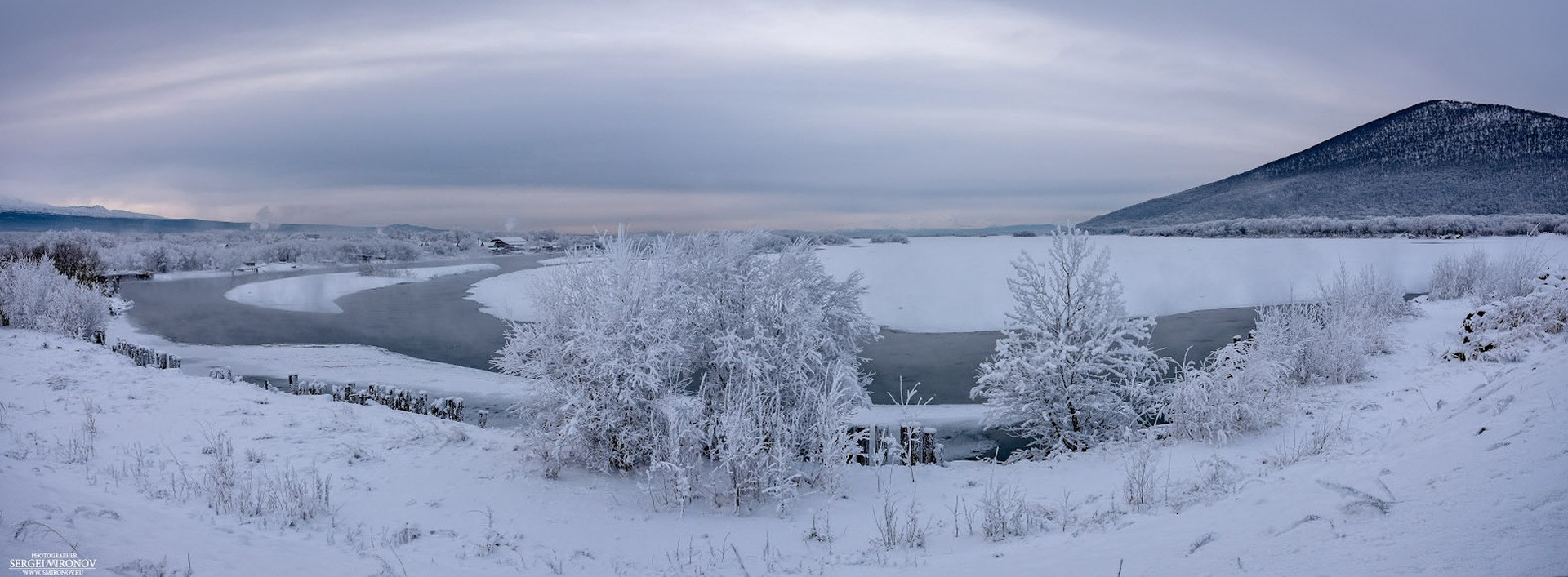 Камчатка. поселок Ключи, река Камчатка