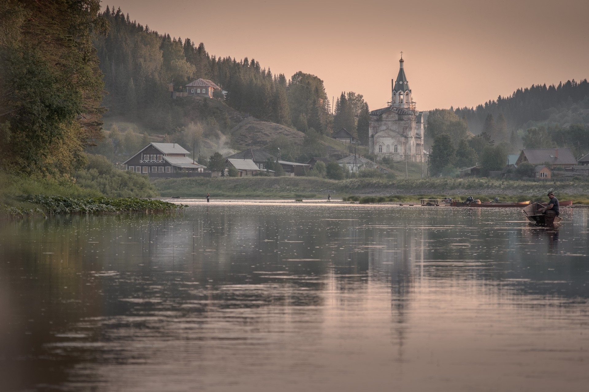 Вечер на реке