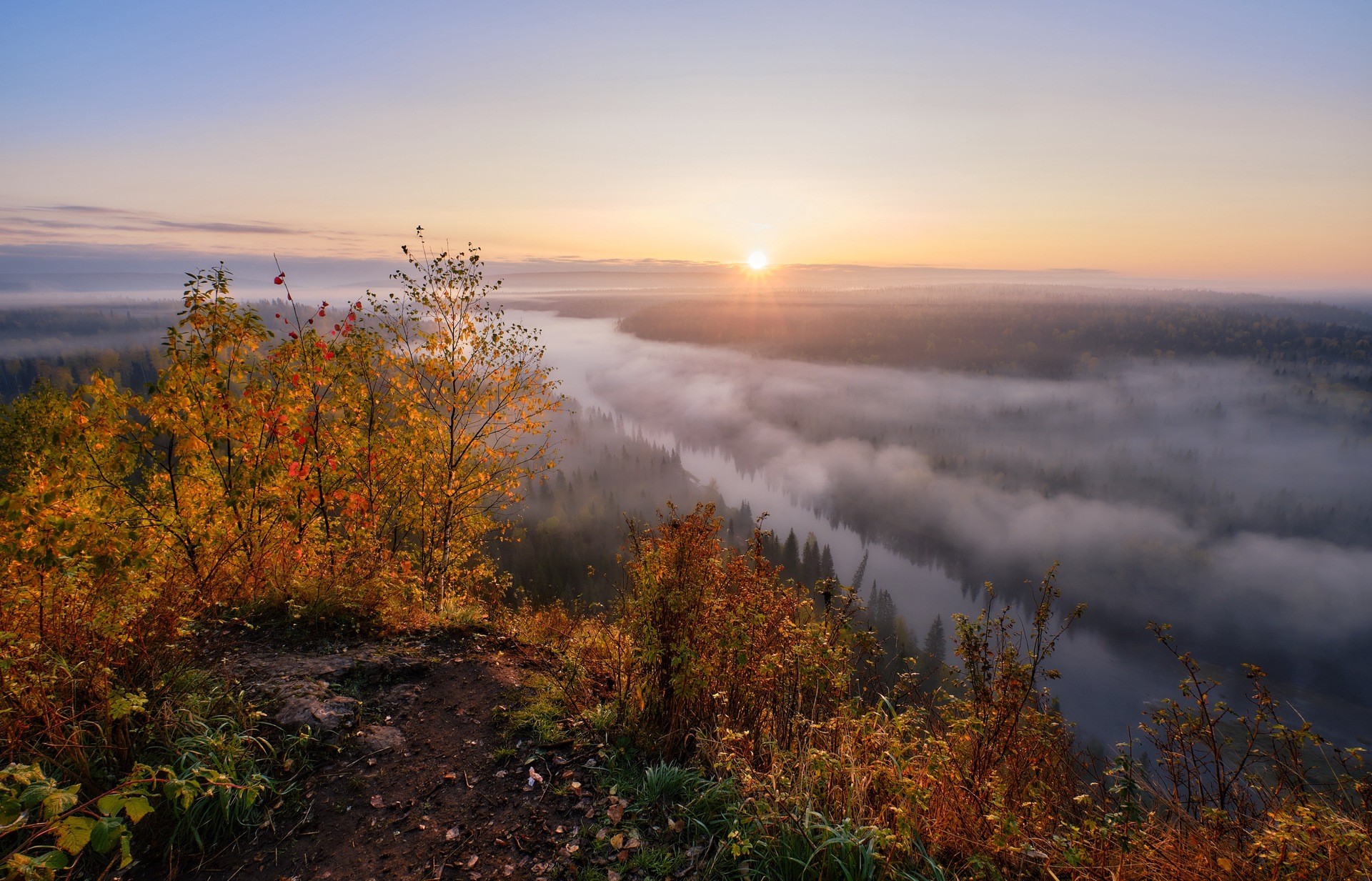 Рассвет в Пермском крае