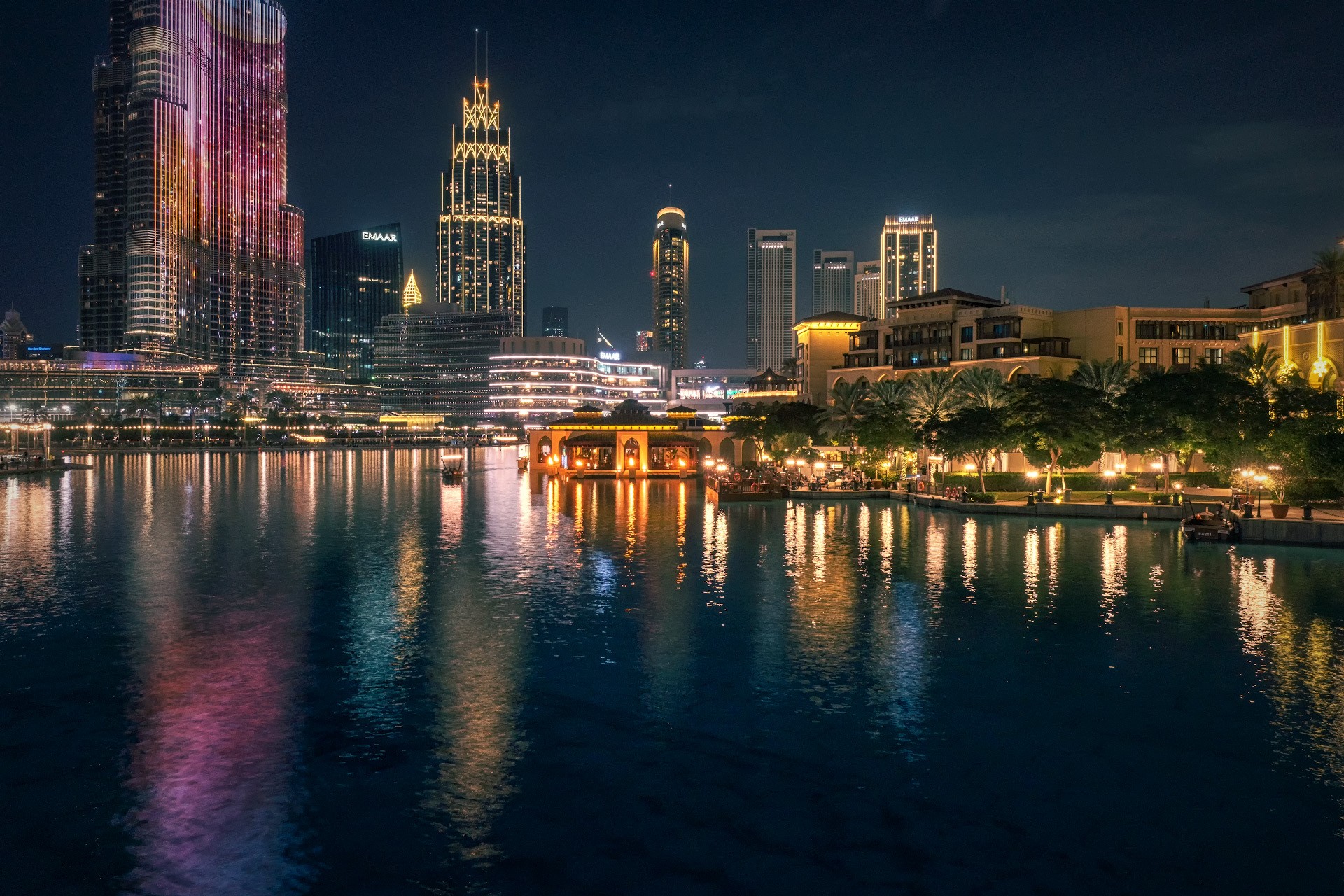 Burj Khalifa Lake Illumination