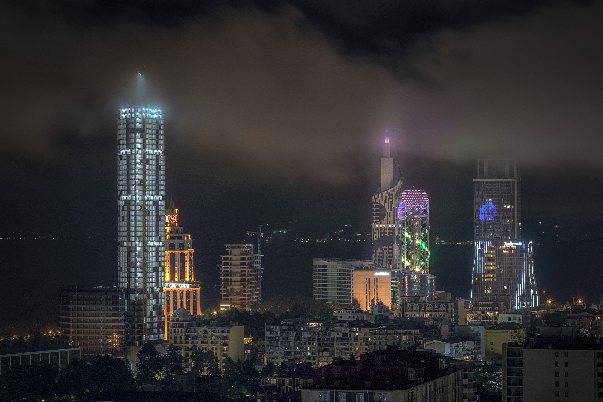 Low Clouds Over The City