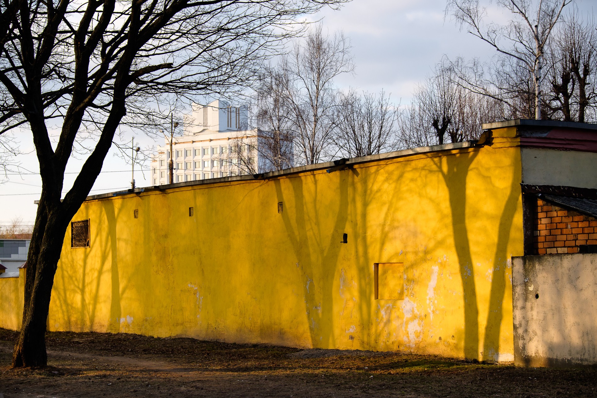 Yellow wall