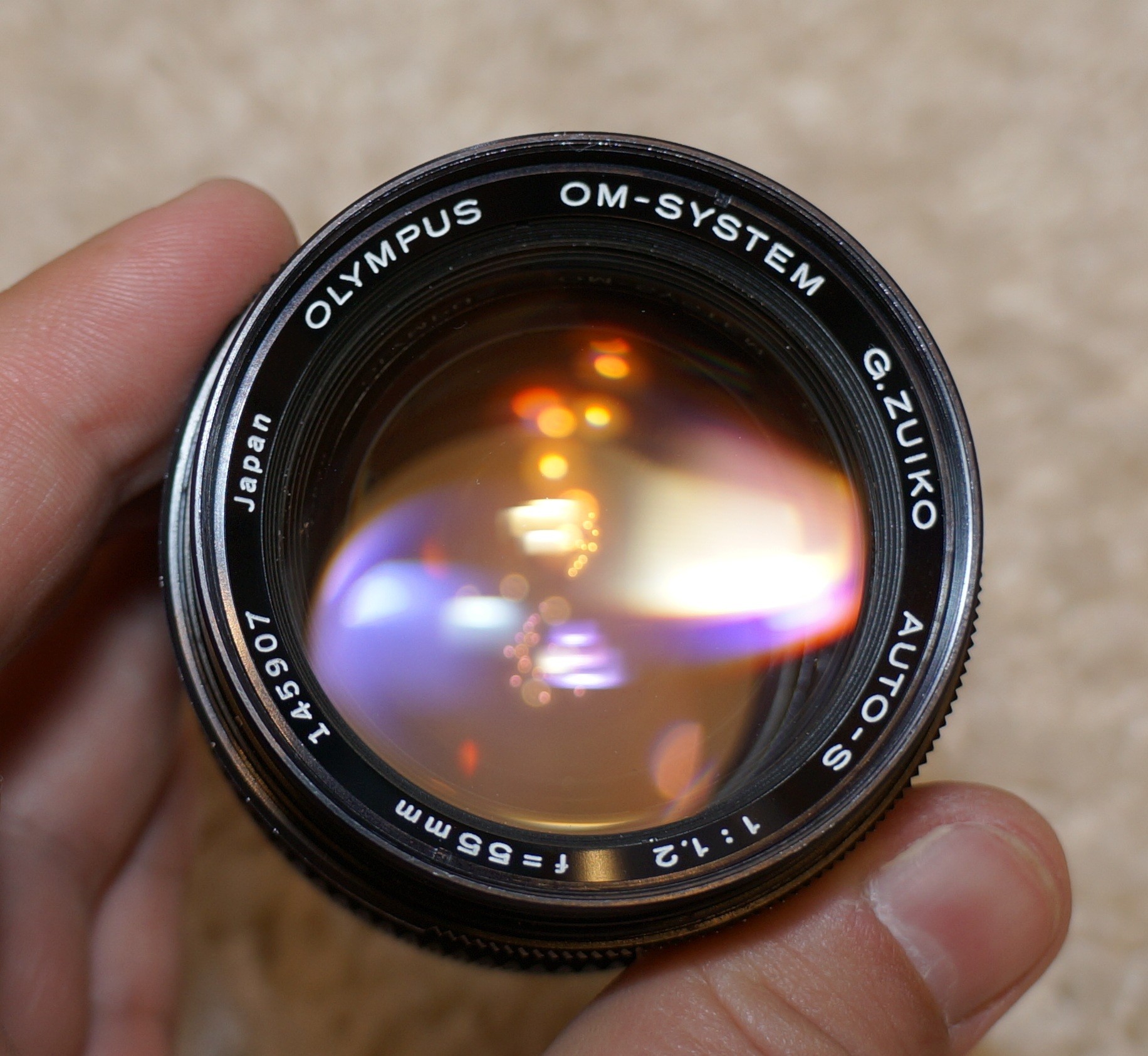 Olympus 55/1.2