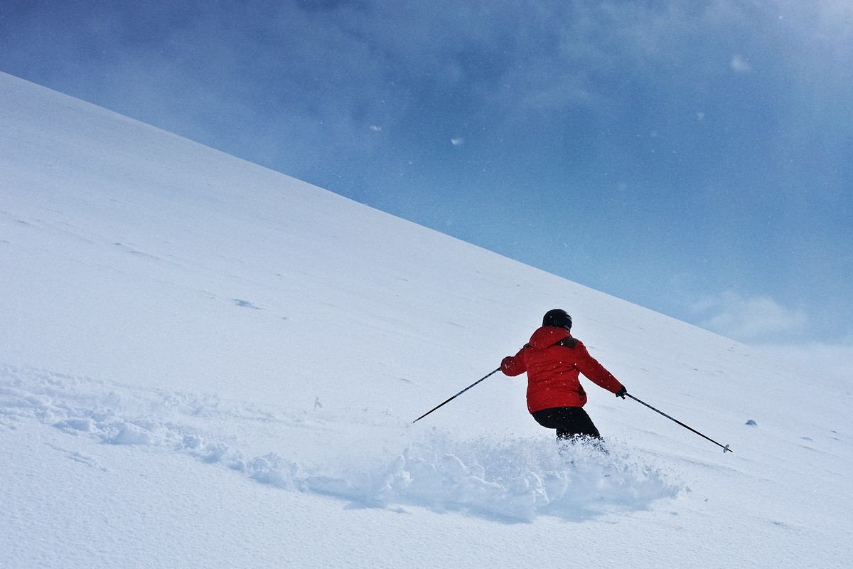 No friends on a powder day