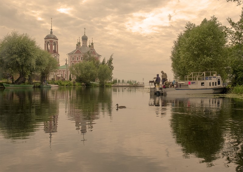 Переславль Залесский Устье реки Трубеж